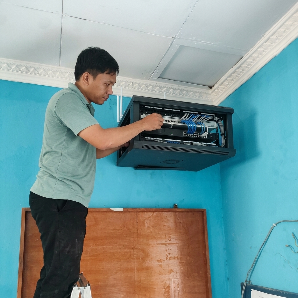 Installasi Jaringan dan Perapihan Lab Komputer