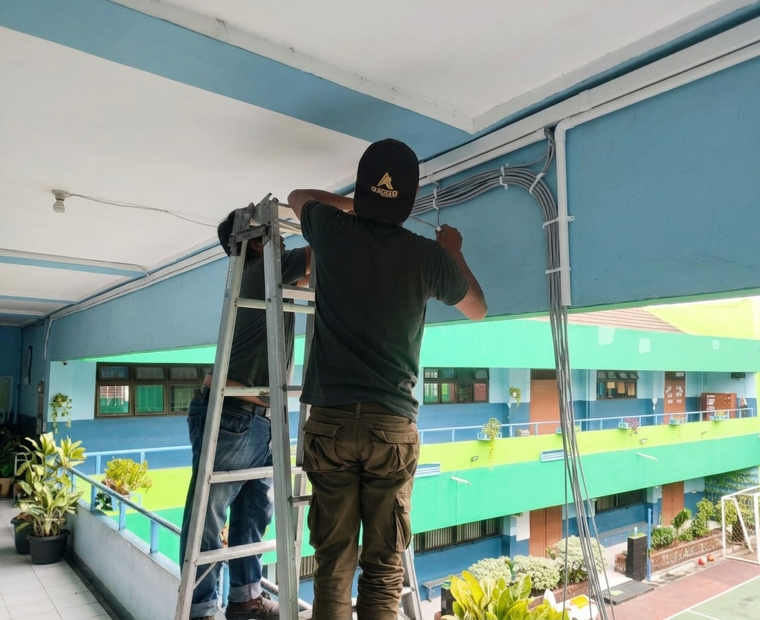 Installasi Jaringan dan Perapihan Lab Komputer